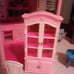 Doll Furniture Dining Room Table & Hutch