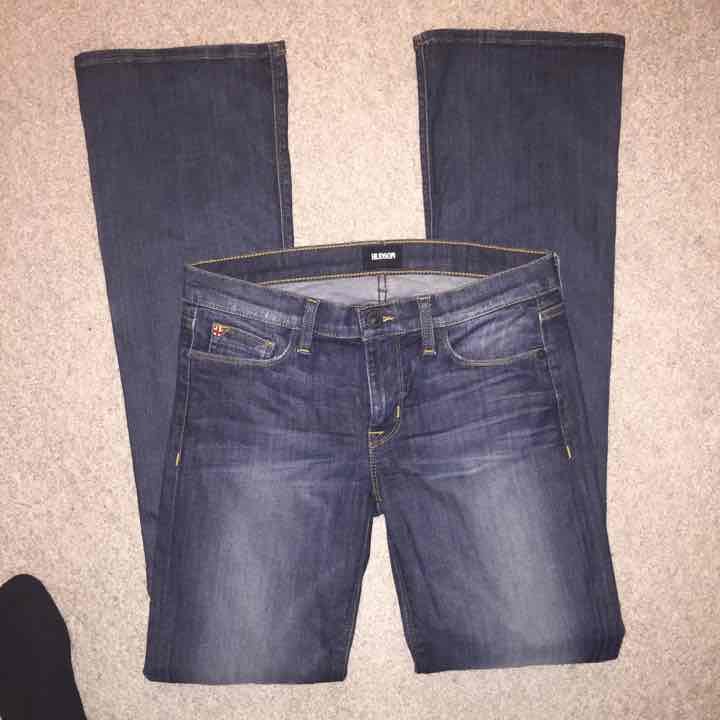 Hudson love boot cut jeans size 27 x33.5
