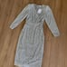 & Other Stories Silver Sequin Dress