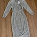 & Other Stories Silver Sequin Dress