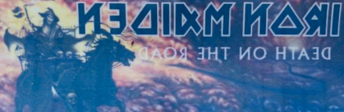Iron Maiden “Death On The Road” Window Sticker