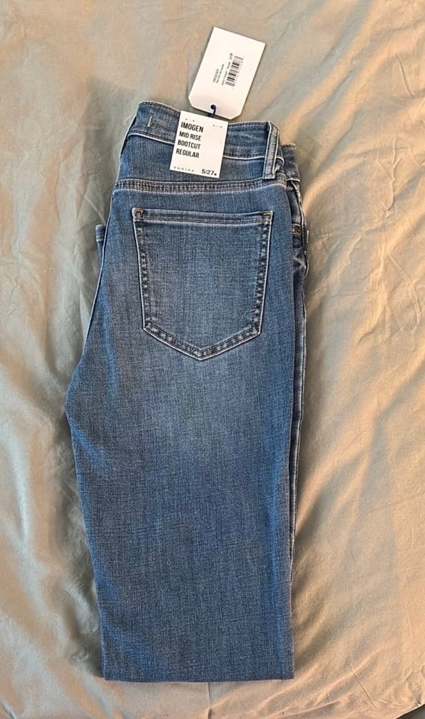 NEW | Eunina Mid Rise Bootcut Jeans - Denim 5/27W