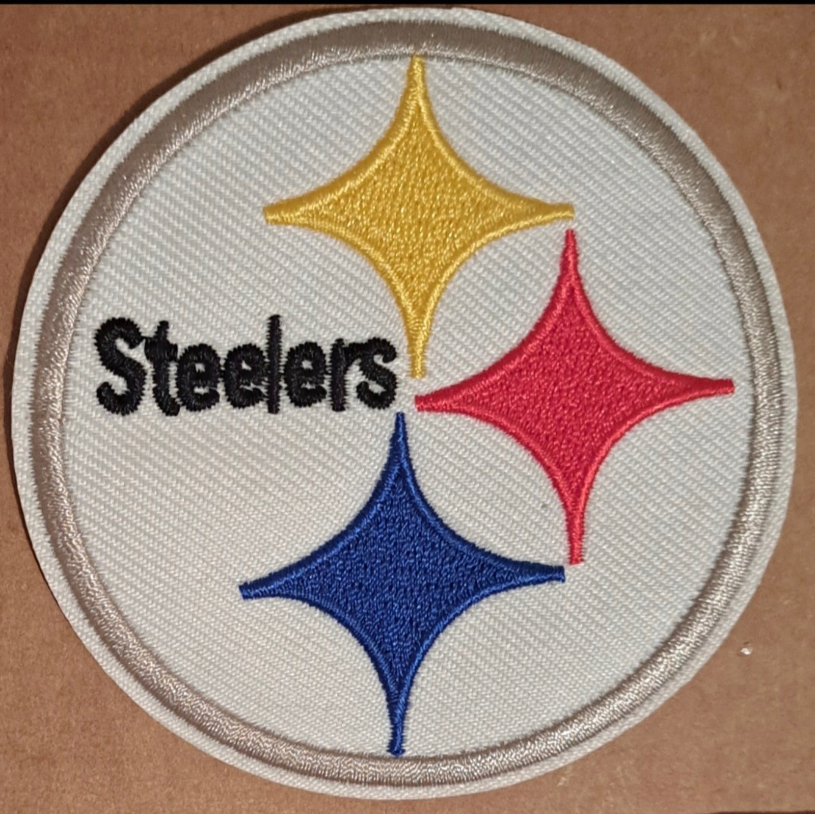 Pittsburgh Steelers embroidered Iron on patch 6 ct.