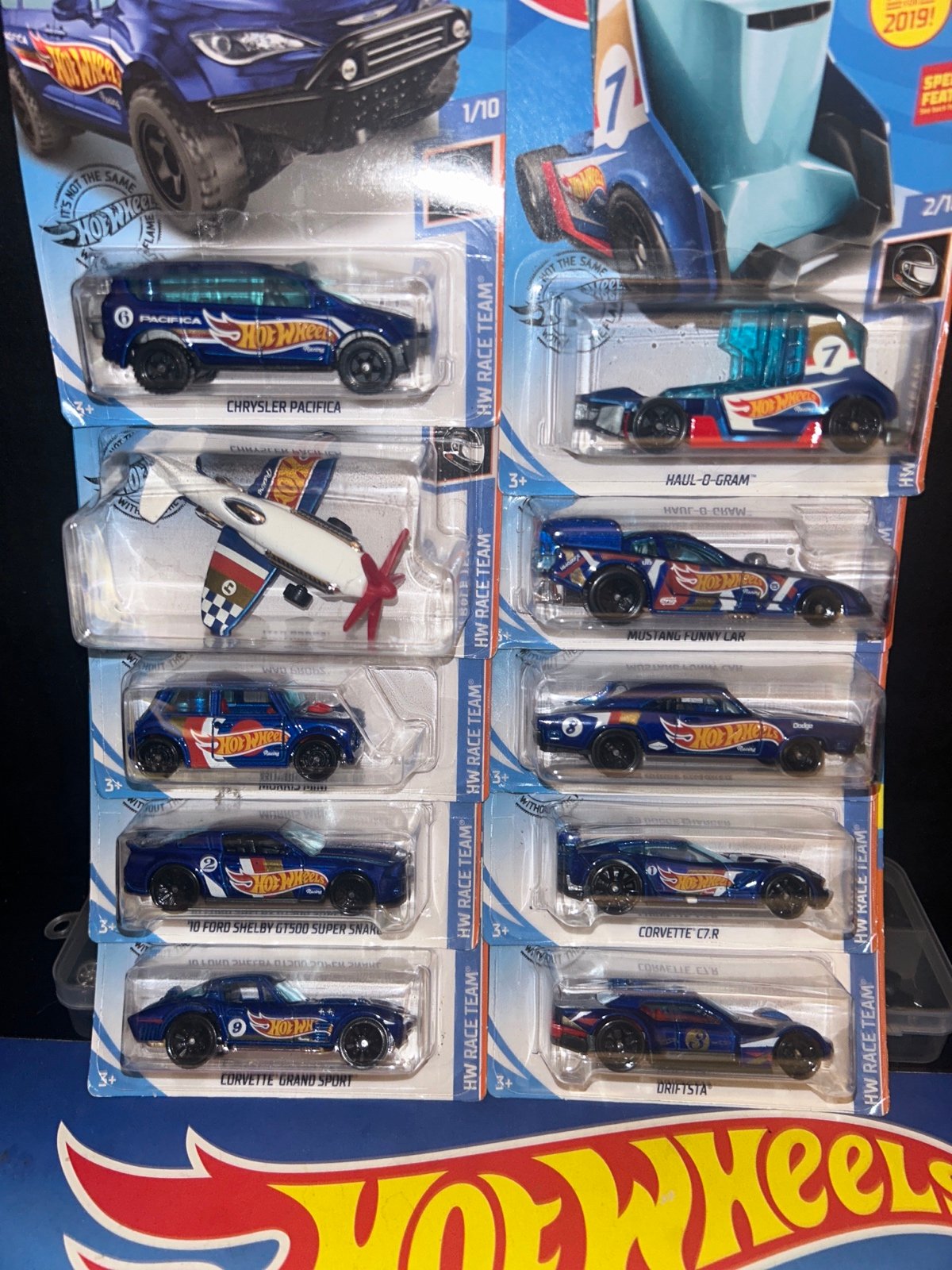 1293# Hotwheels 2019 full set Race Team