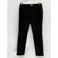 J. Jill Corduroy Pants Ponte Women Size 6 Black Side Zip