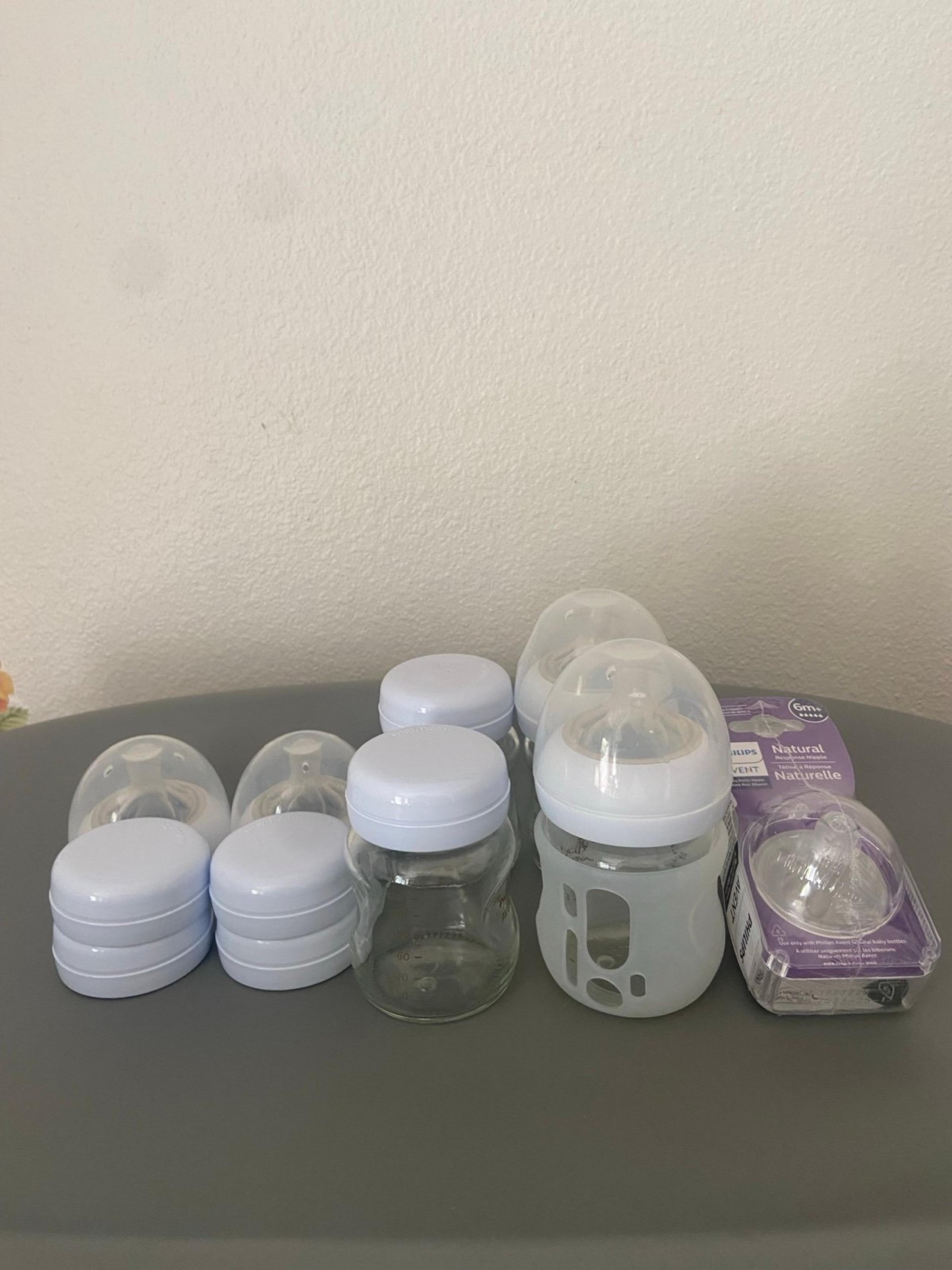 Avent glass bottle bunlde