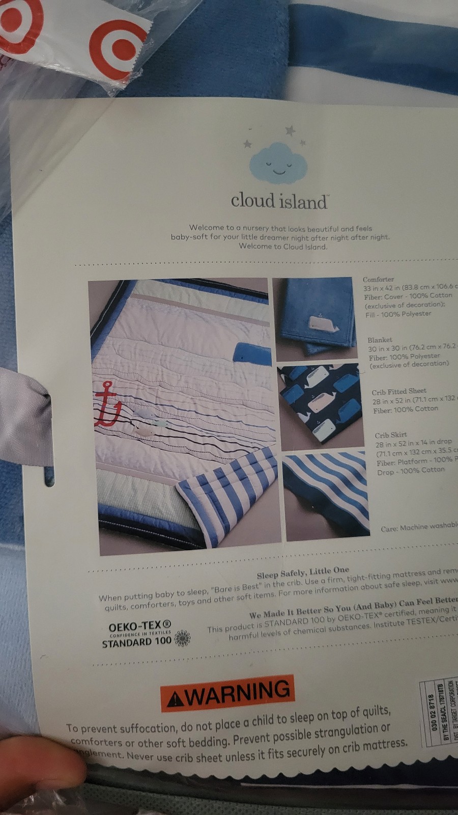 Cloud Island Nursery Crib Set