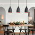 Modern Farmhouse Black 3-Light Pendant Light Kitchen Island Lighting