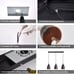 Modern Farmhouse Black 3-Light Pendant Light Kitchen Island Lighting