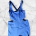 Free People Movement Back It Up Jumpsuit in Swim Club XS