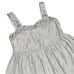 KATE SPADE X BROOME STREET Chambray Patio Midi Embroidered Smocked Tencel dress