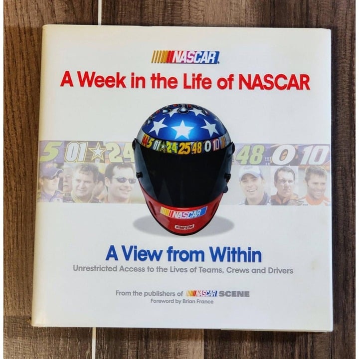 NASCAR 'A Week in the Life of NASCAR' Hardcover Sports Photography Book