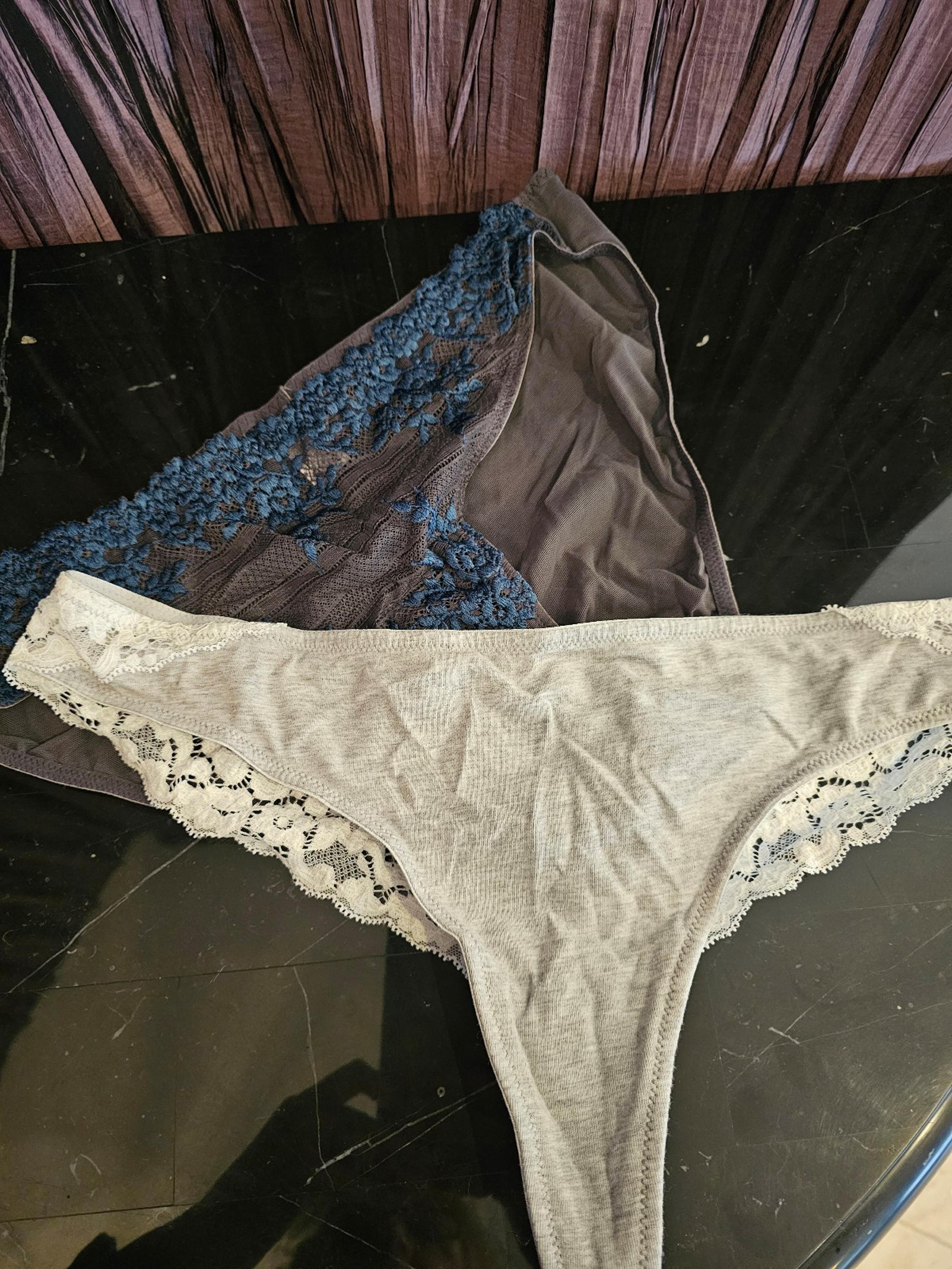 Wacoal & LeMystere Panties. Set of two. 1 thong. 1 brief.  Sz. 8 or XL.