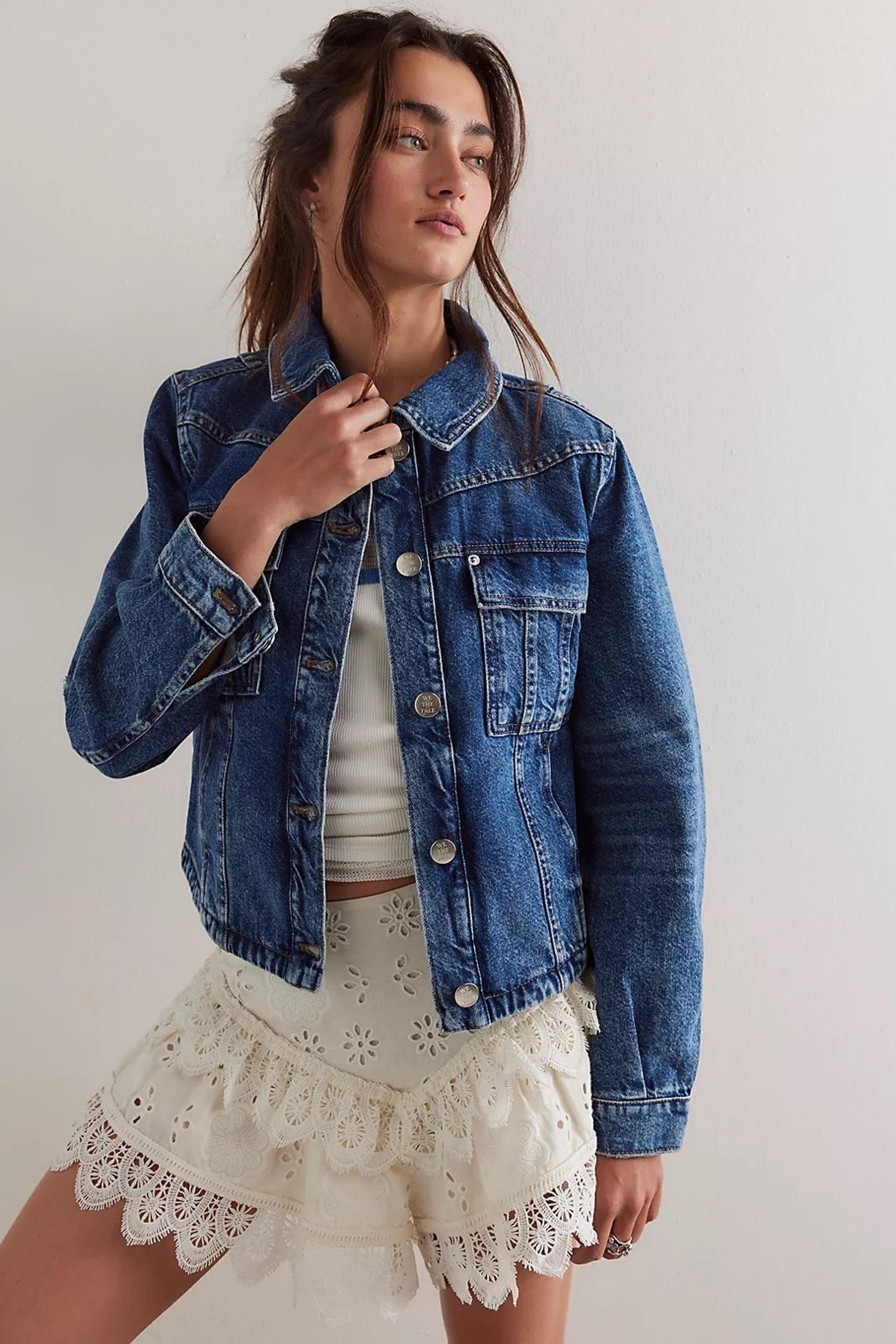 (M) FREE PEOPLE Jade Denim Jacket-High Dive