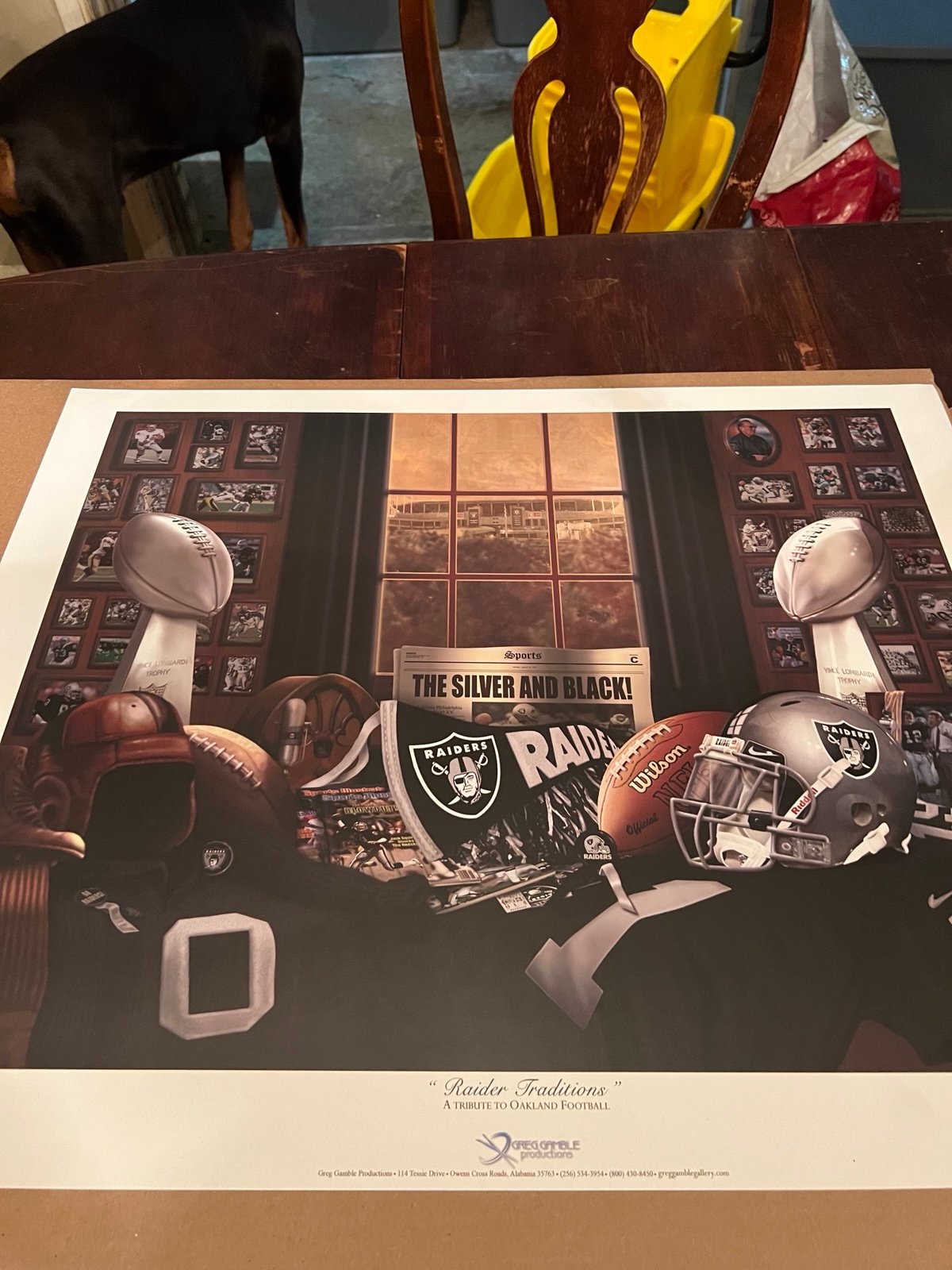 Oakland/Las Vegas Raiders Traditions large print