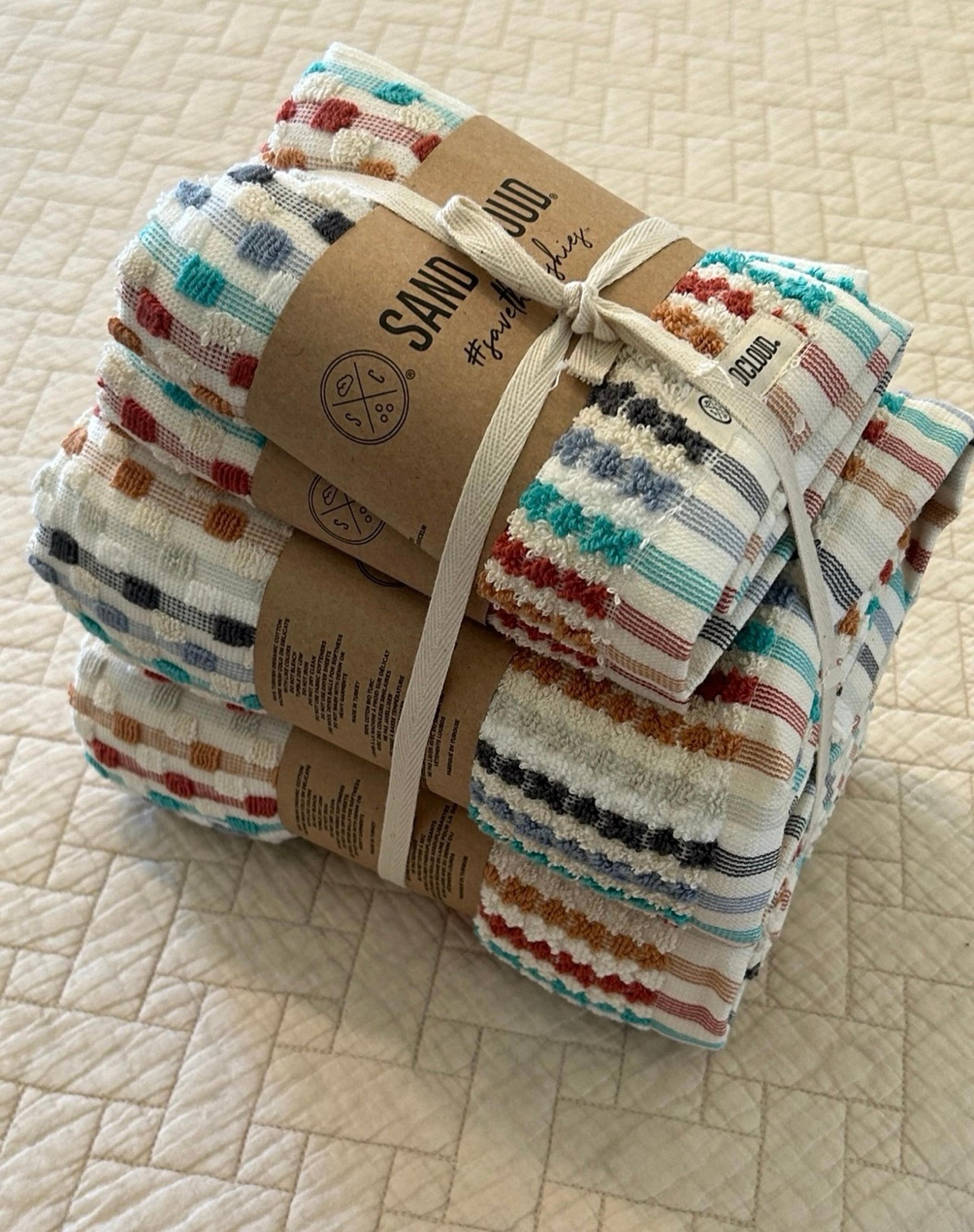 NEW Sand Cloud Saturnia 4 Piece Towel Set in Haze