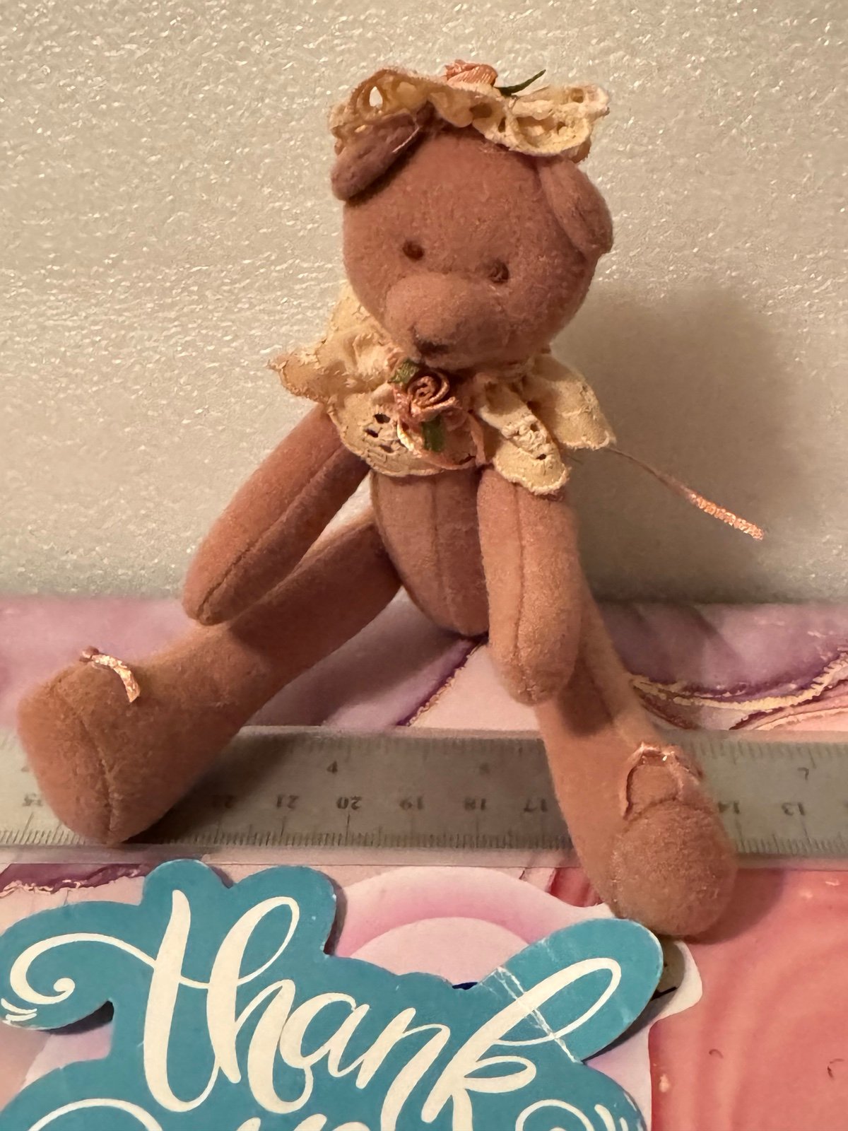 VTG Handmade brown Teddy bear