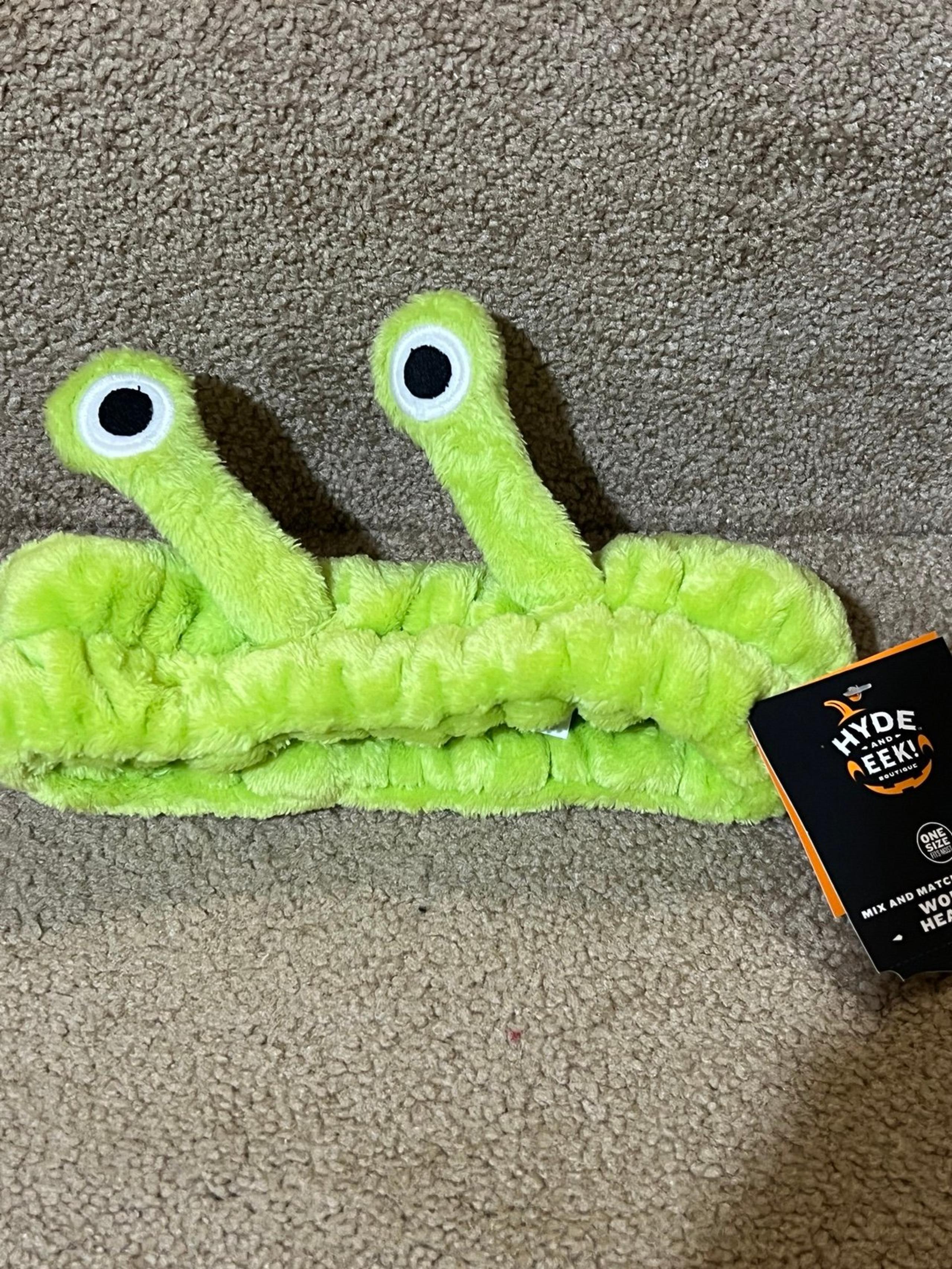 HYDE & EEK ADULT PLUSH  Alien eyes monster HEADBAND Fleece COSTUME Ear warmer