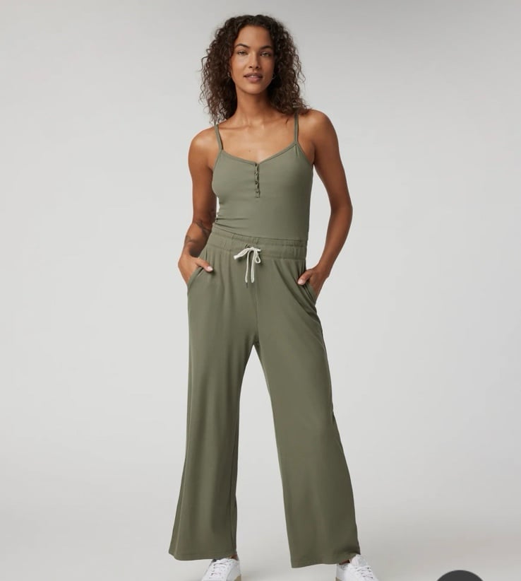 Vuori Pose Henley Jumpsuit size small