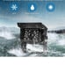 Upgrade Dual Backup Camera 7'' Monitor Kit HD 720P Monitor IP69 Waterproof Rever