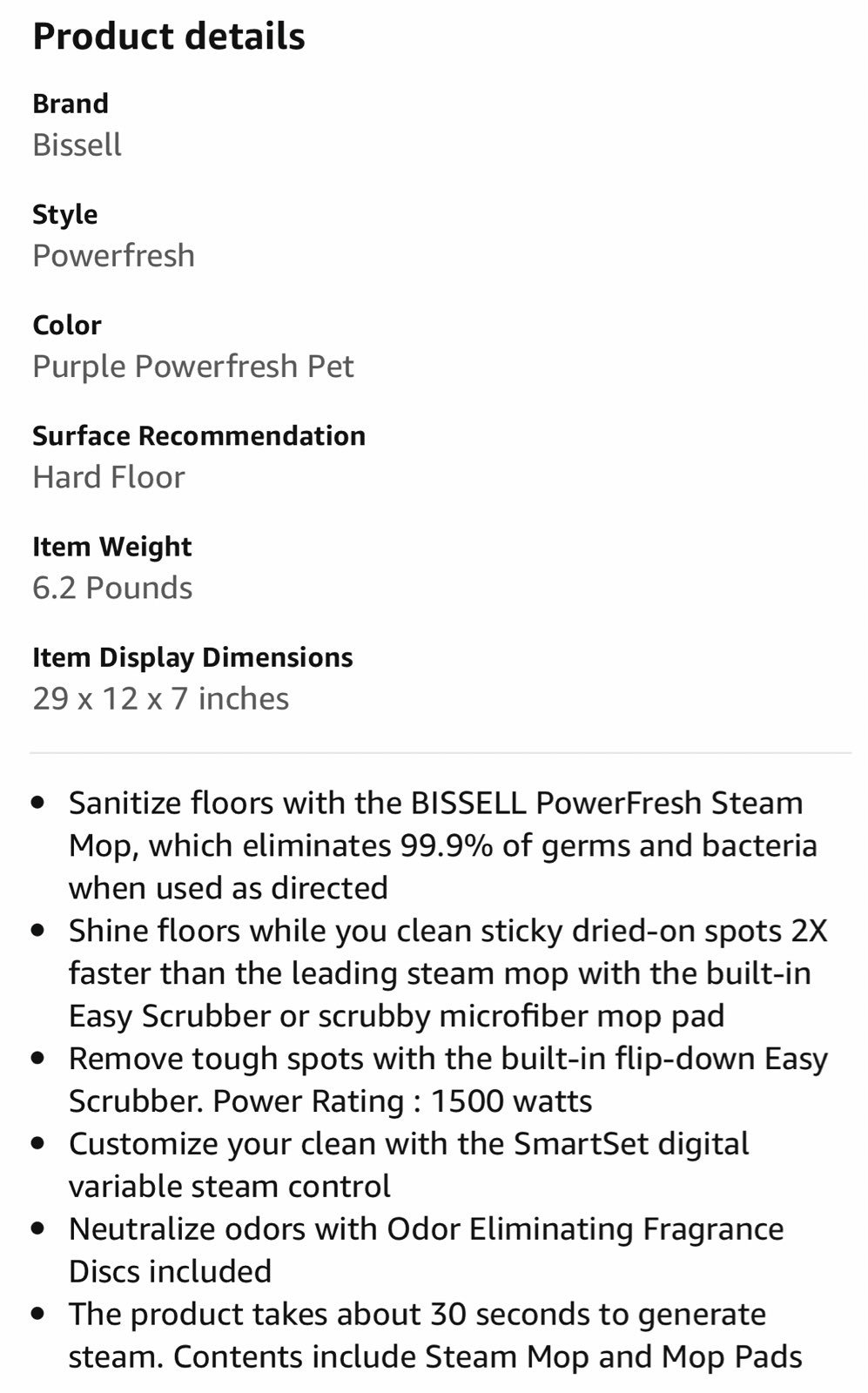 Retailer Broan Model:423023 Hood,190 Cfm,30 In,7 In,Black