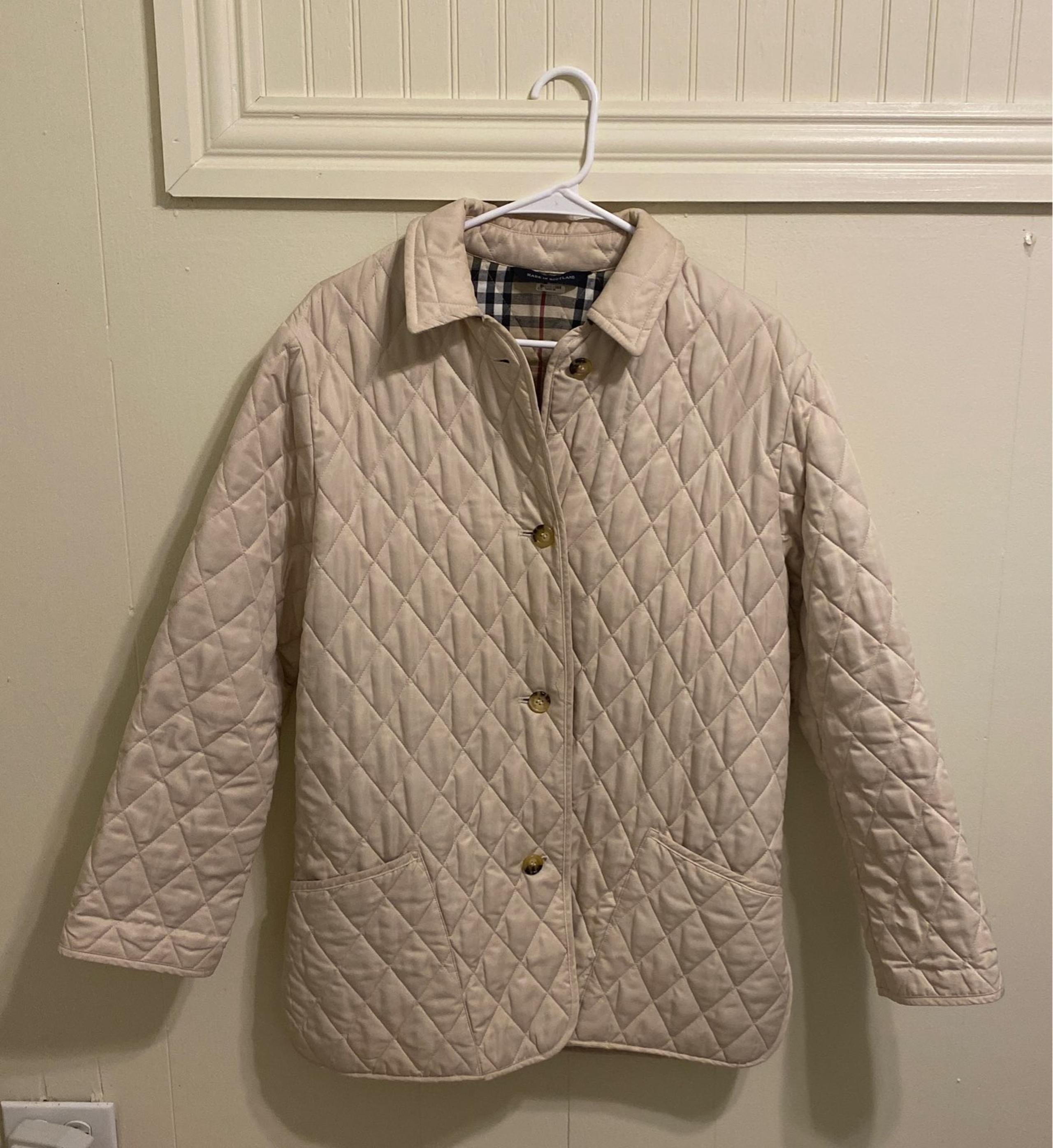 Burberry quilted jacket