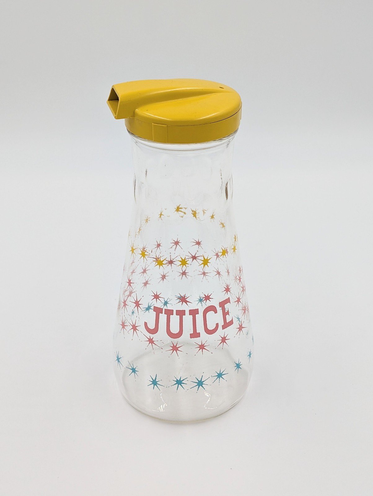 Vintage MCM Hazel Atlas Atomic Starburst Juice Pitcher