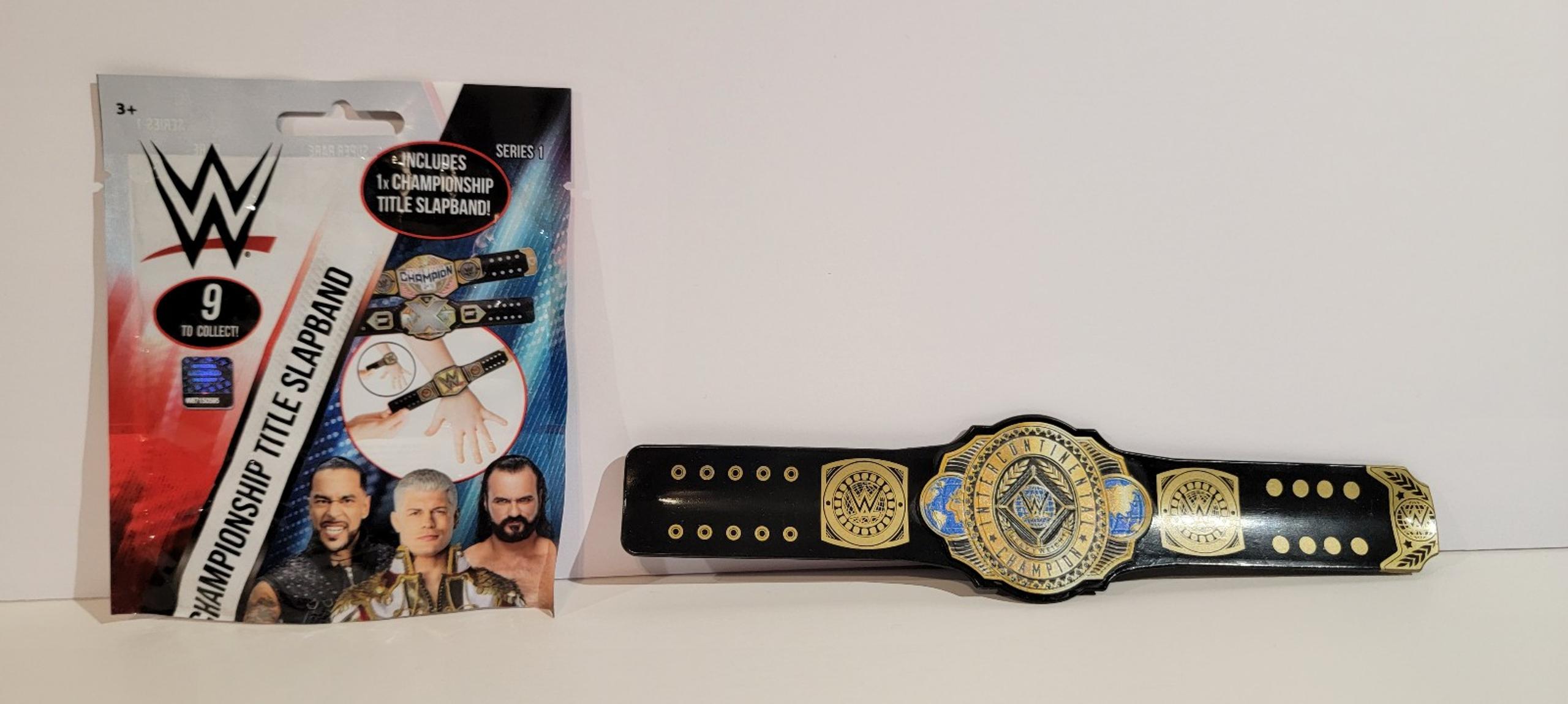 WWE INTERCONTINENTAL CHAMPIONSHIP WWE SLAPBAND BRACELET