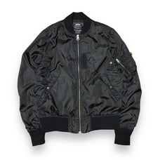 ALPHA INDUSTRIES Black MA-1 Flight Jacket L
