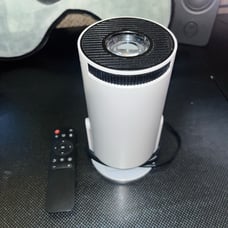 Mini 4K projector, portable projector 5G Wifi BT5.0, 180 rotatable