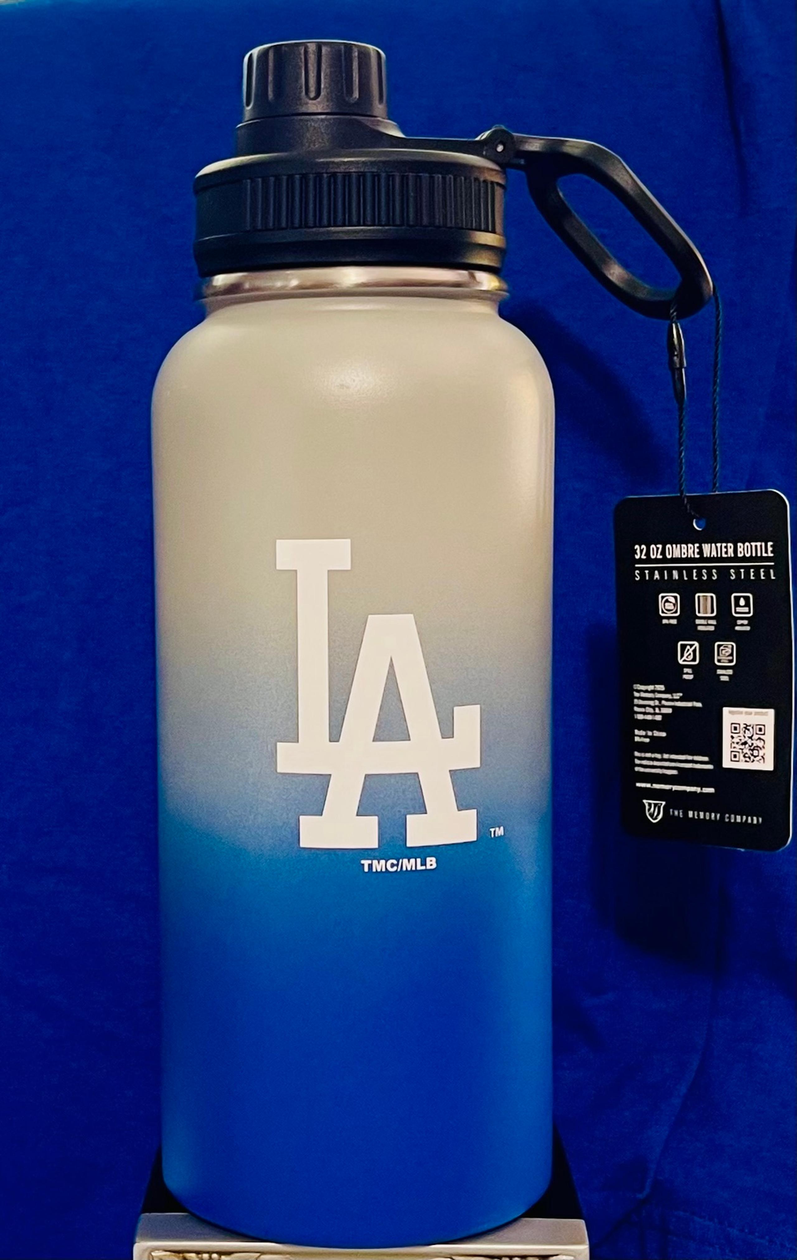 LA Dodgers 32OZ Stainless Steel Tumbler Dodger Grey & Blue