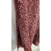 by Anthropologie Women's Sz. L Burgundy & White Mock Neck Midi Tunic Sweater