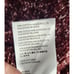 by Anthropologie Women's Sz. L Burgundy & White Mock Neck Midi Tunic Sweater