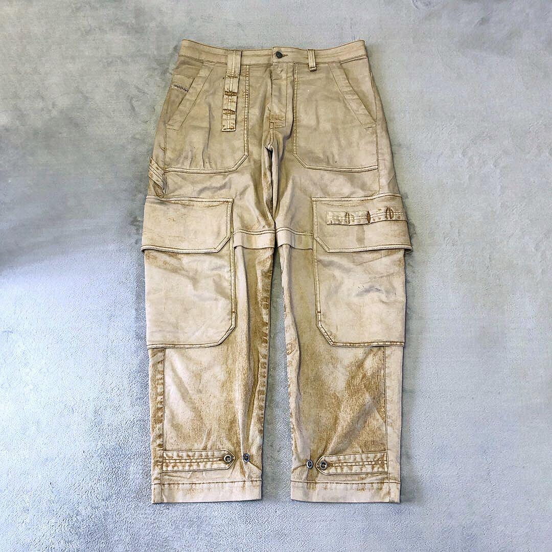 柔らかな質感の D-MULTY DIESEL JOGG pants cargo パンツ