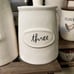 Rae Dunn 1 2 3 canister set.
