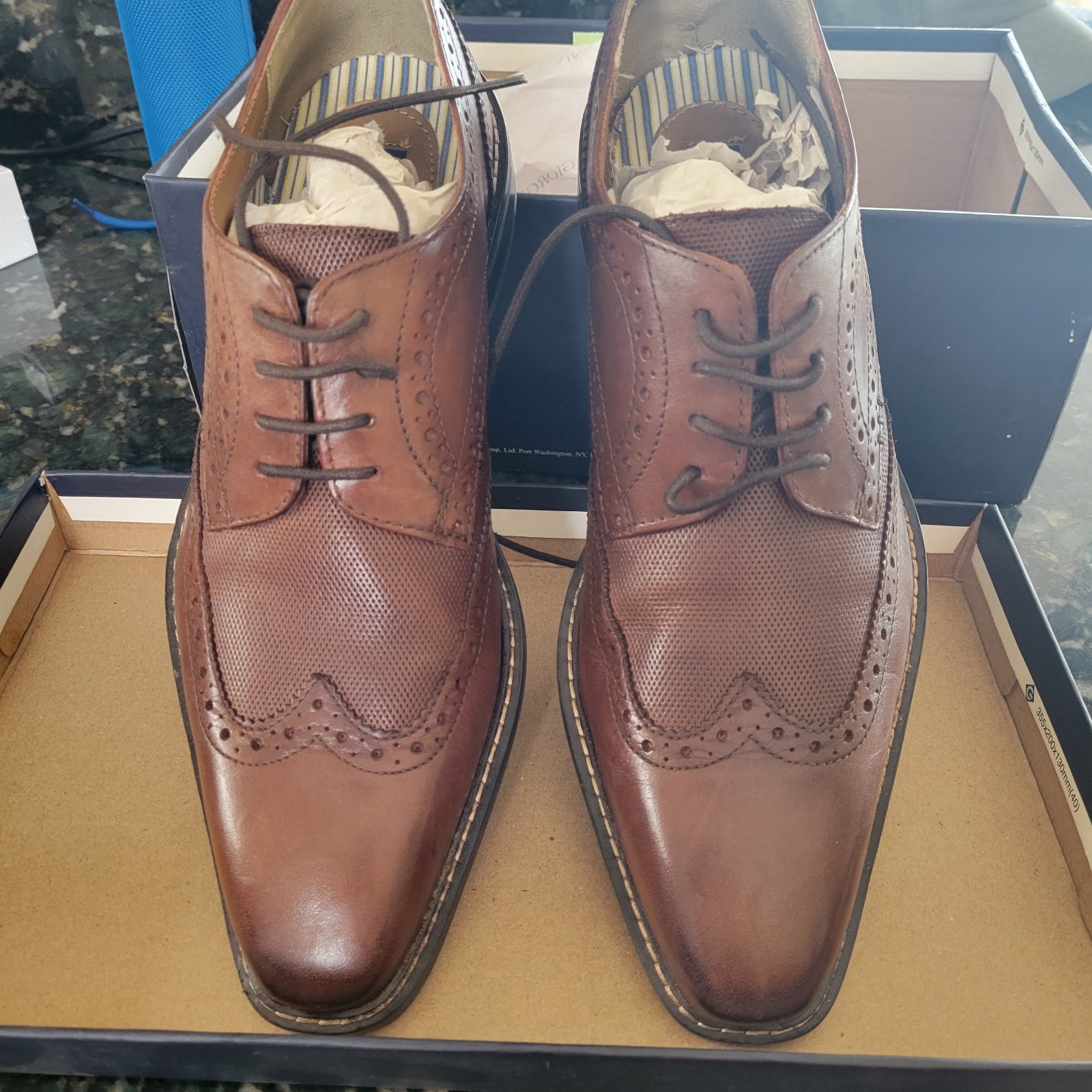 Giorgio Brutini mens brown dress shoes 10.5