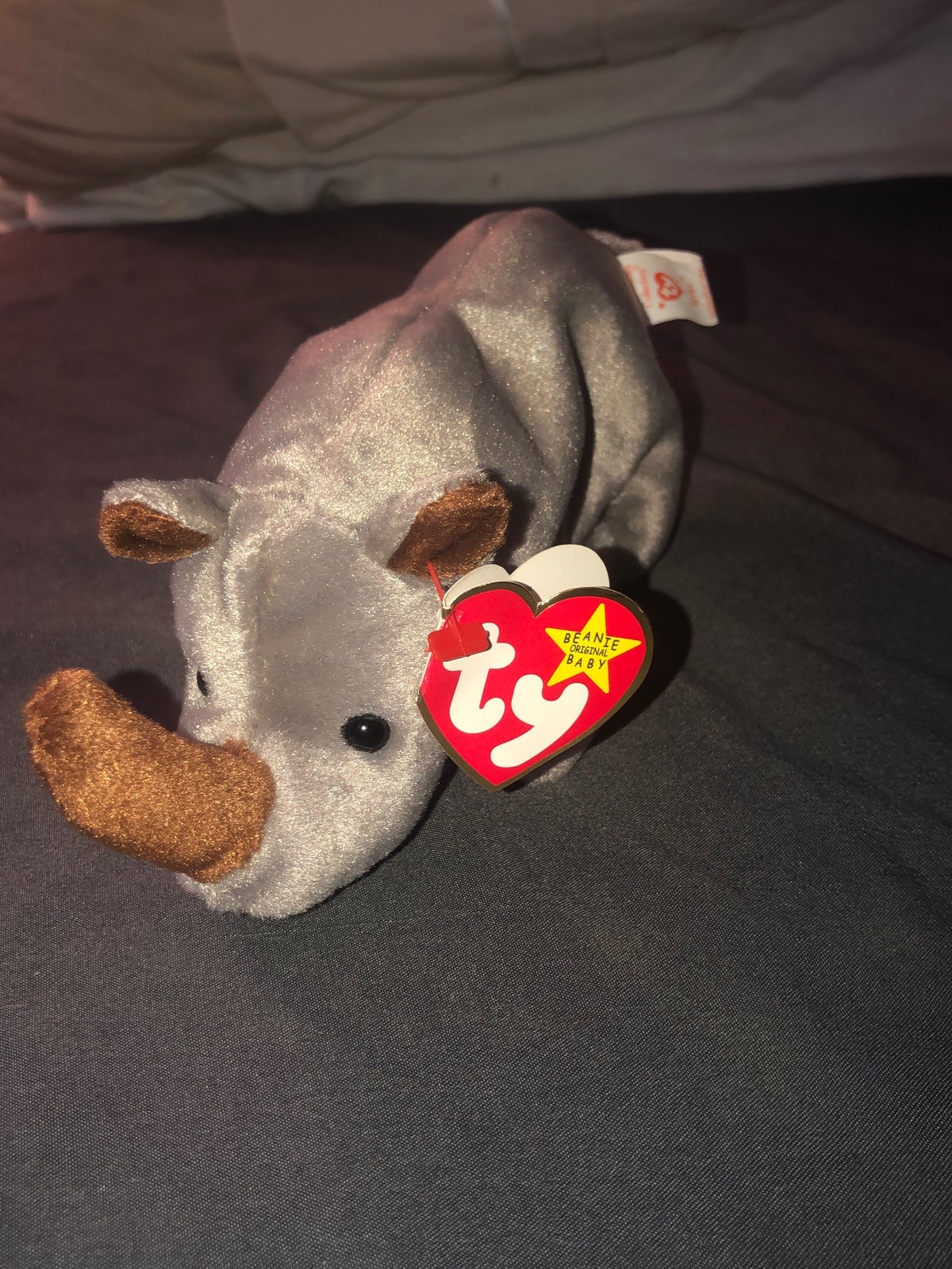 Ty Beanie Babies Spike The Rhinoceros