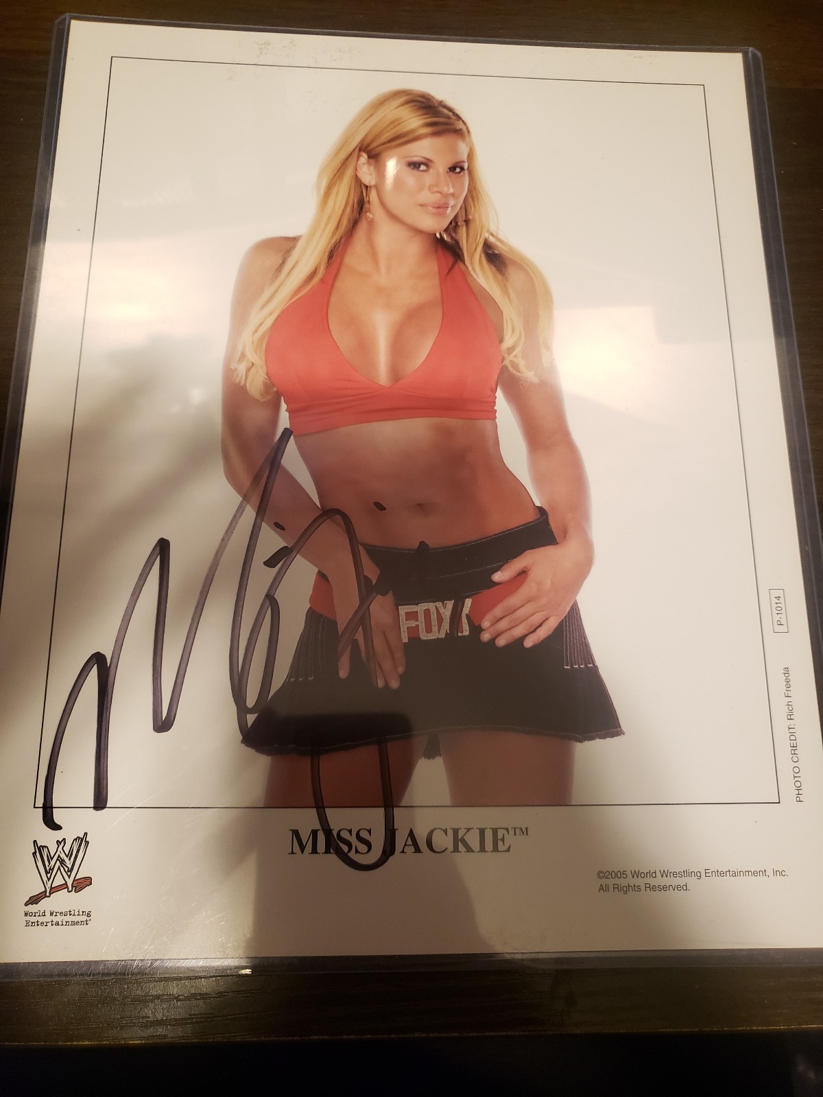 Miss Jackie signed WWE promo