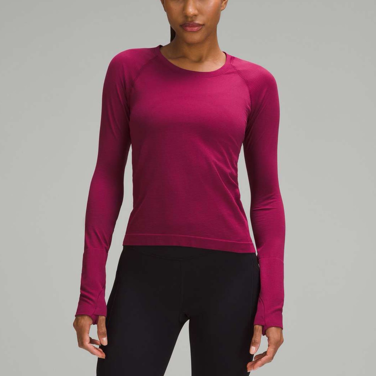 Lululemon Swiftly Tech Long-Sleeve Shirt 2.0 Sz 2 *Race Length
