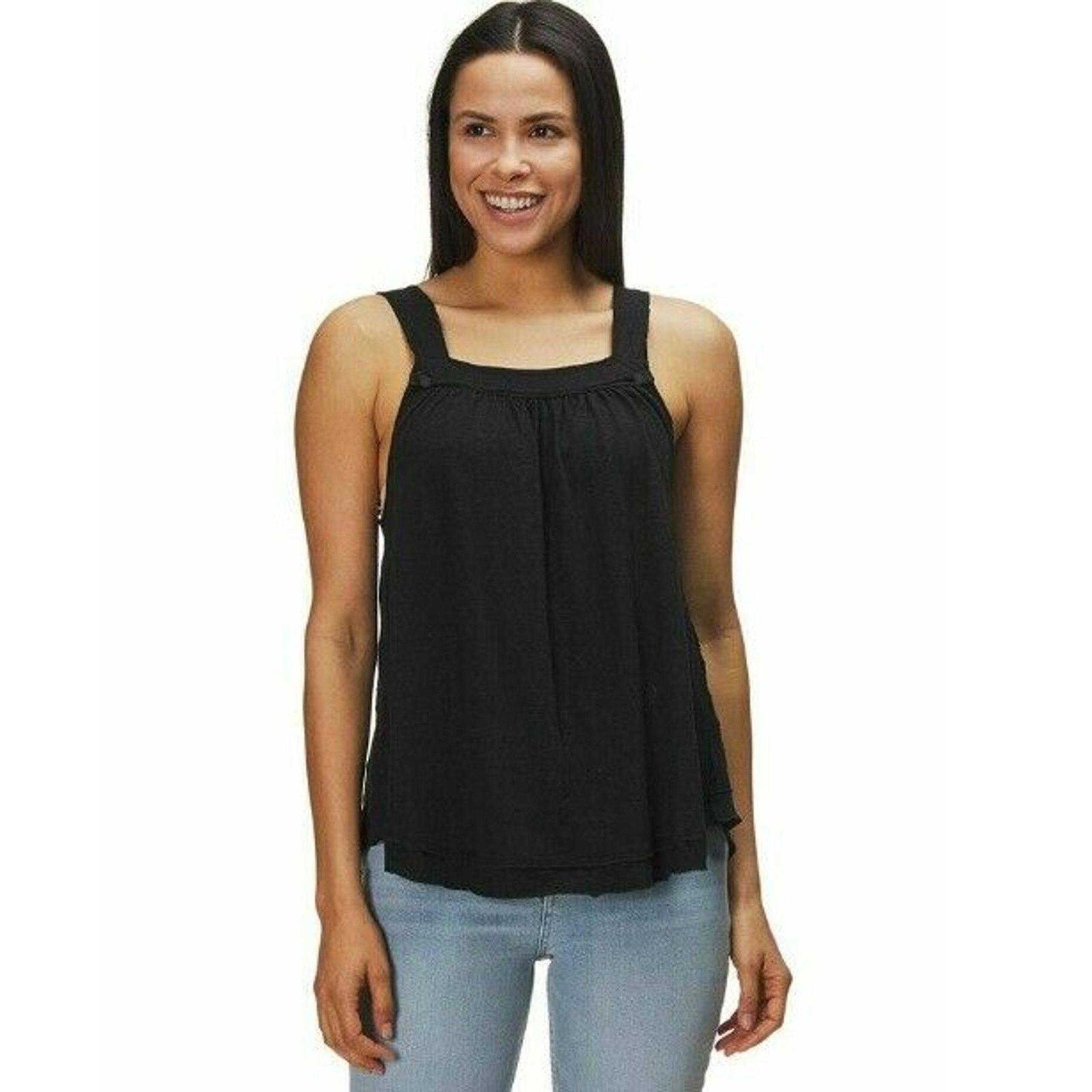 Free People Women Tank Top Square Neck S