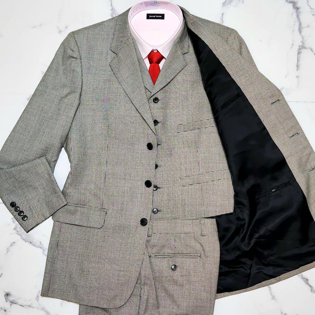 PAUL SMITH Paul Smith Three-Piece Suit Set, Houndstooth Pattern