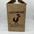 Vintage MCM Danish Julie Pomerantz Goodwood Teak Salad Bowls NIB