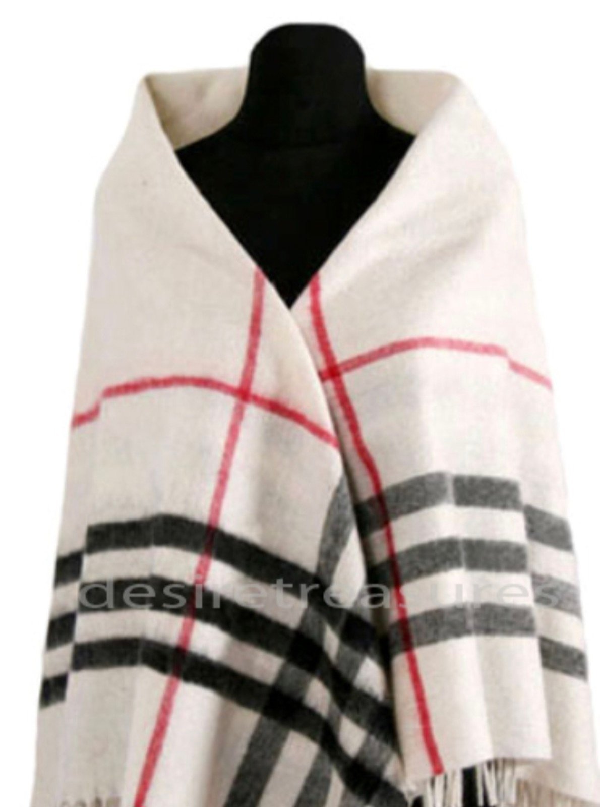 Cashmere wool Scarf beige
