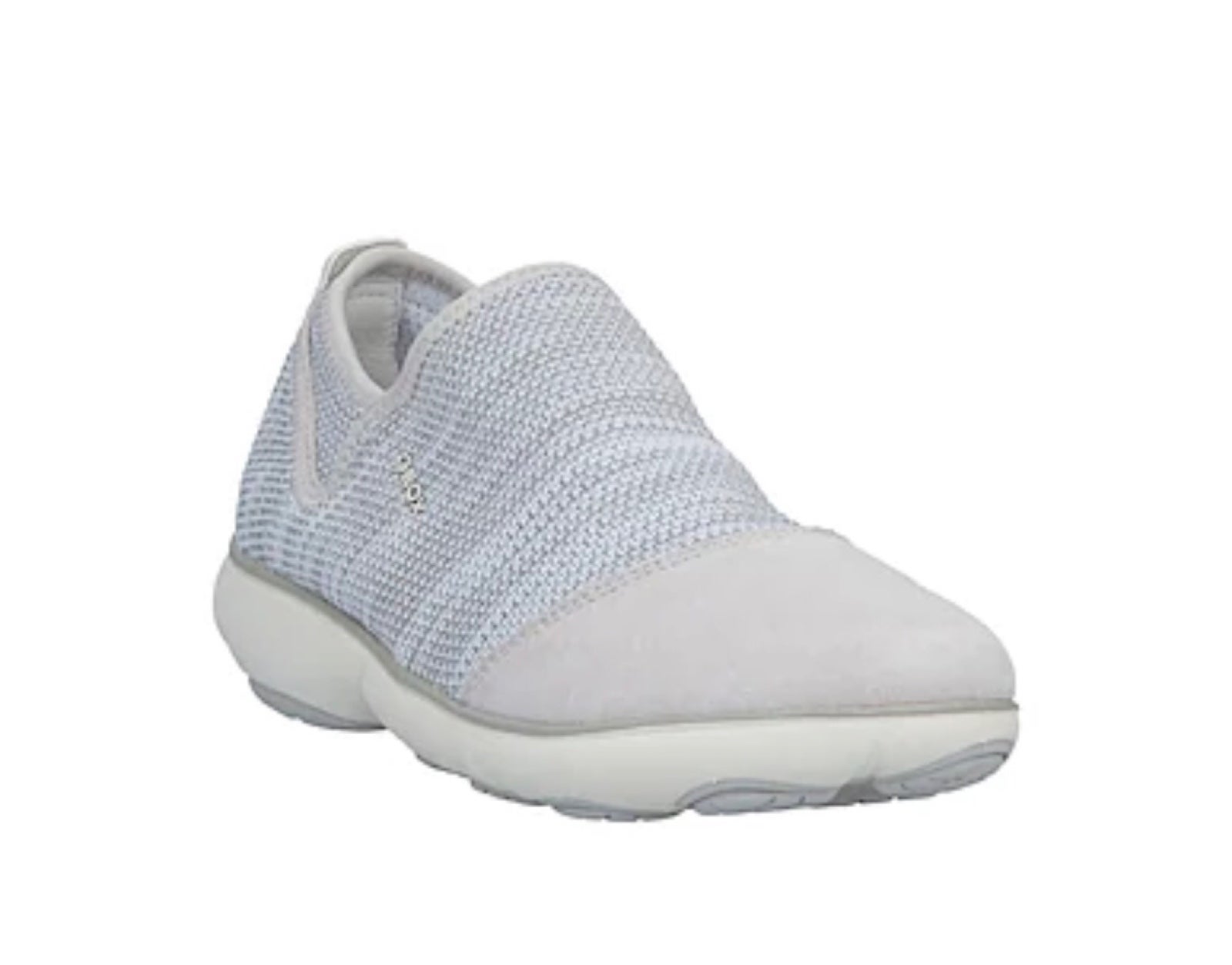 GEOX Nebula Womens Sneakers Size 5 Slip Ons Off White Breathable New