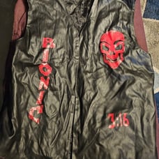 Wwe/wwf Stone Cold Steve Austin Bionic Redneck Faux Leather Vest