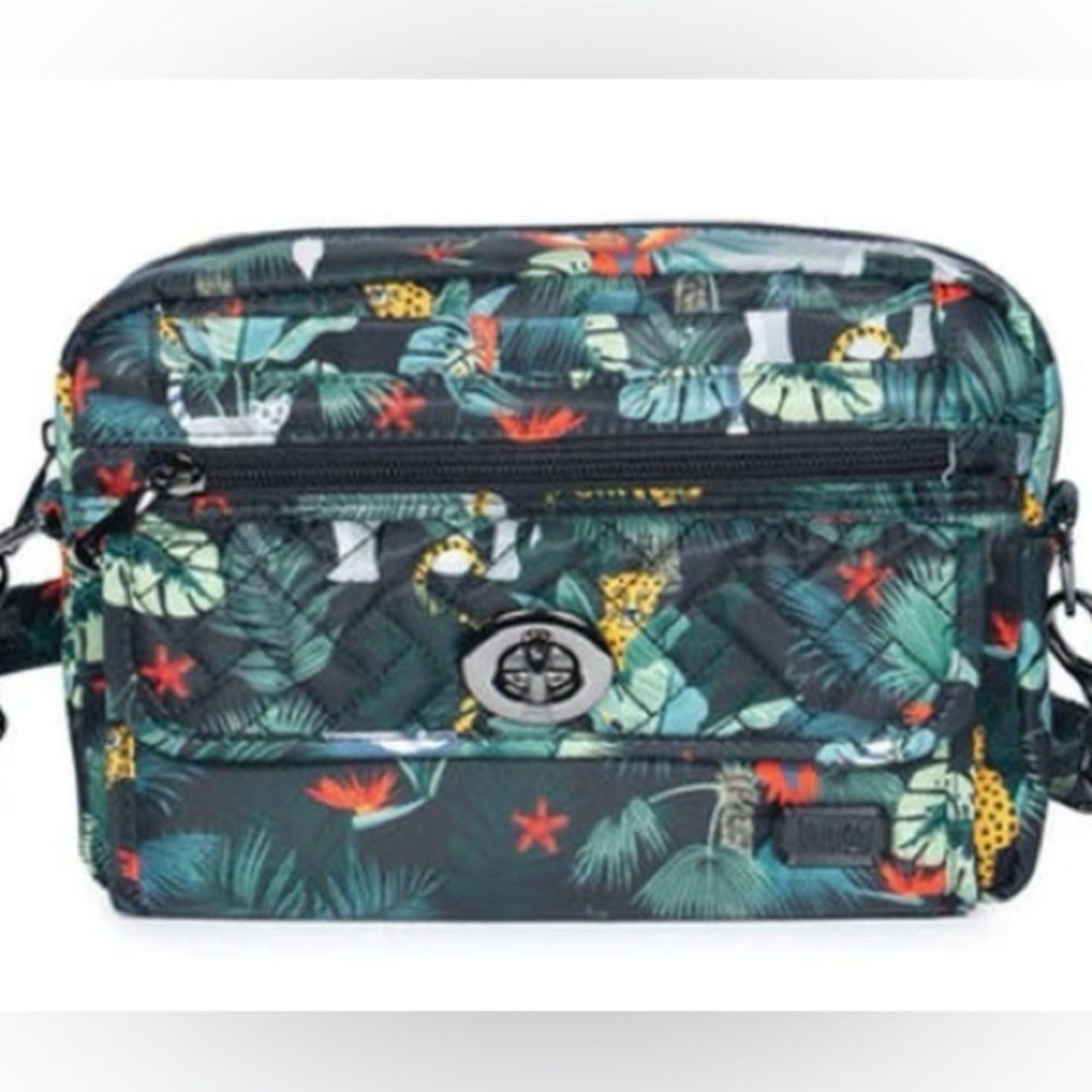 Lug Switch Convertible RFID Crossbody Purse/Belt Bag • Safari Animal Print