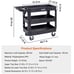 HD heavy duty Plastic Cart tools