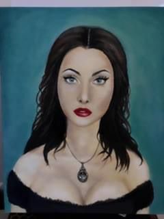 Portrait of an American Beauty Painting