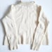 Free People Poppy Cashmere Wool Turtleneck Sweater Off White Ivory Size XS EUC