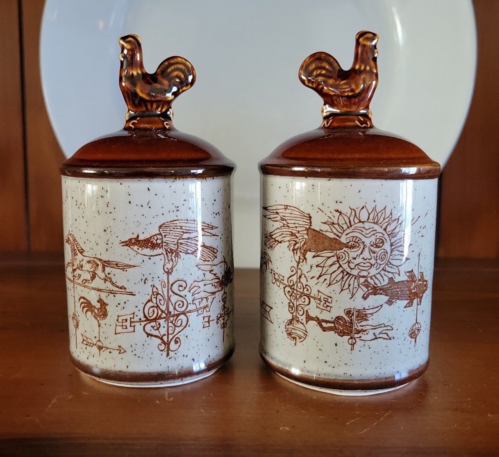 offering store vane weather Vintage rooster Japan. in Made shakers. pepper and salt Vintage & collectibles offering store vane weather Vintage rooster Japan. in Made shakers. pepper and salt Vintage & collectibles